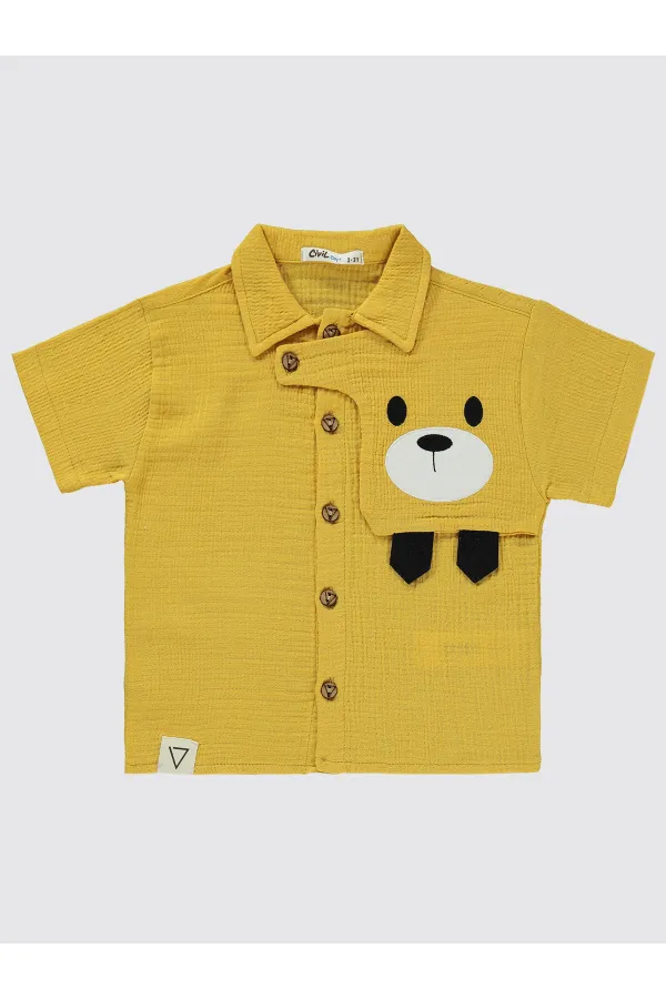 Boys' Set 2-5 Years Old Mustard - Package