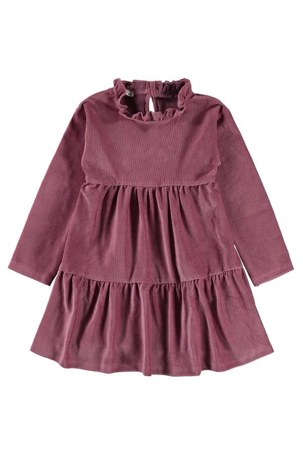 Girl's Vest and Dress 6-9 Years Old Dusty Rose - Package