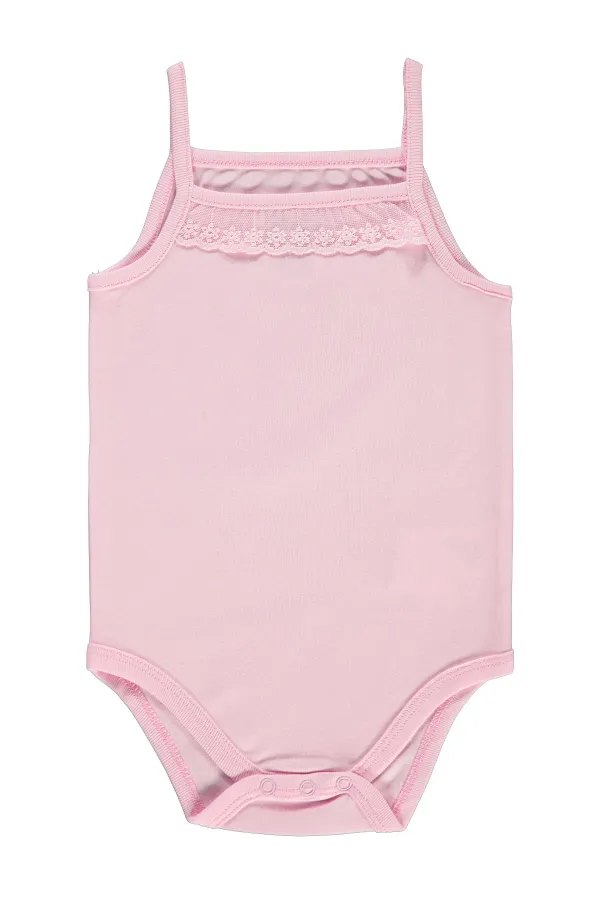 Body bébé à boutons-pression rose 12-18-24 mois - Emballage