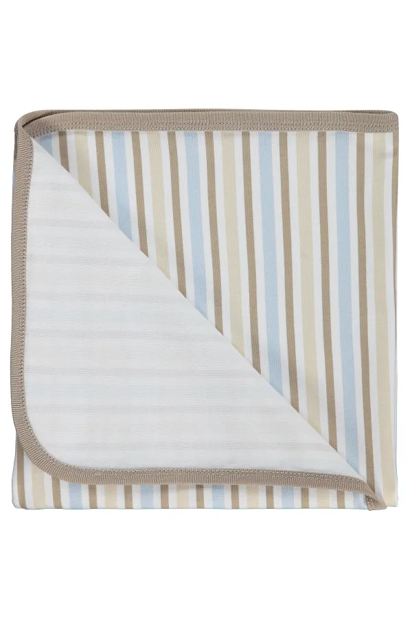 Ensemble couverture et lange pour bébé 0-24 mois, vison - Emballage