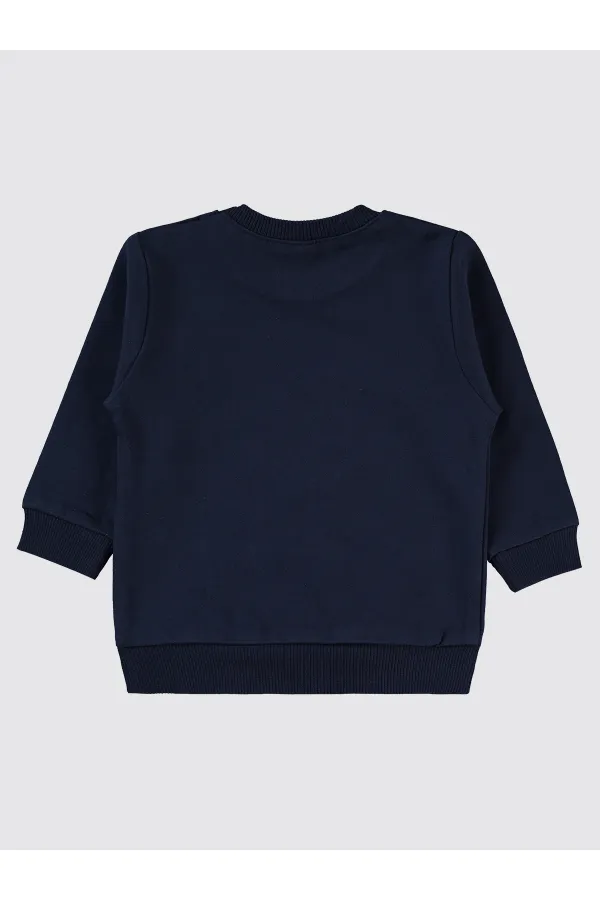 Sweat-shirt bébé 0-24 mois bleu marine - Lot
