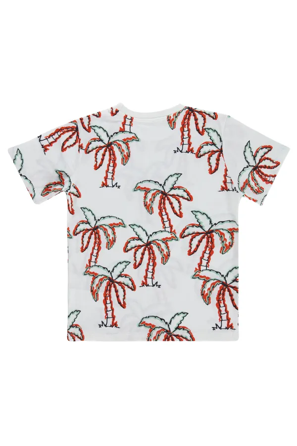 Boys' T-Shirt, Ages 6-9, Off-White - Package Boys' T-Shirt, Ages 6-9, Off-White - Package