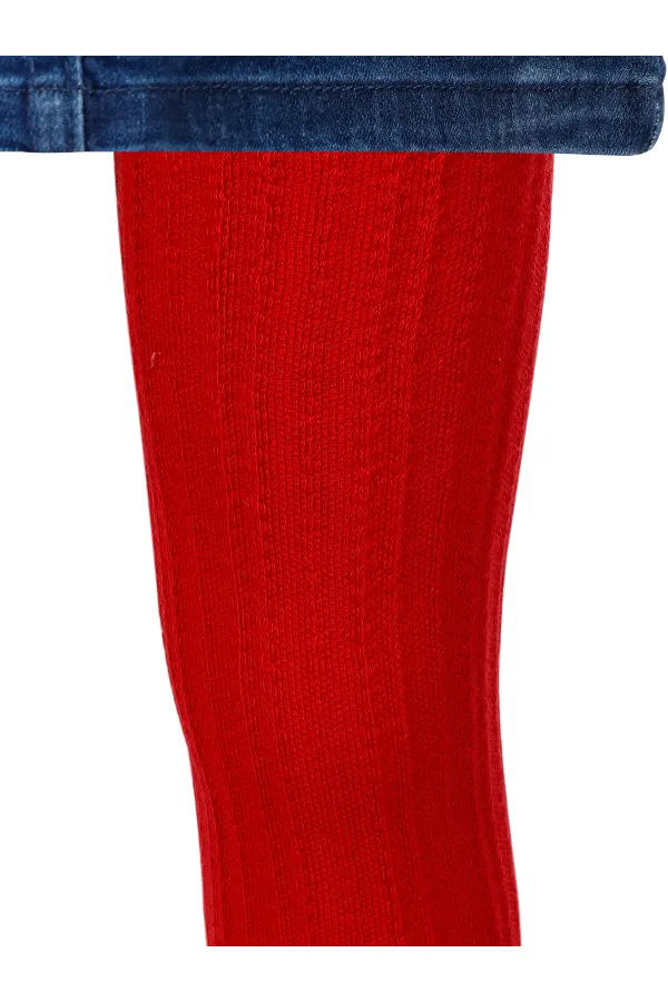 Girl Pantyhose 2-9 Years Old Navy Blue - Pack