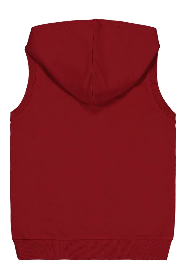 Kız Çocuk Yelek 6-9 Yaş Koyu Bordo - Paket