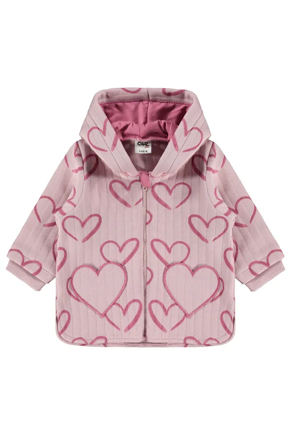 Gilet bébé rose pastel 0-24 mois - Lot