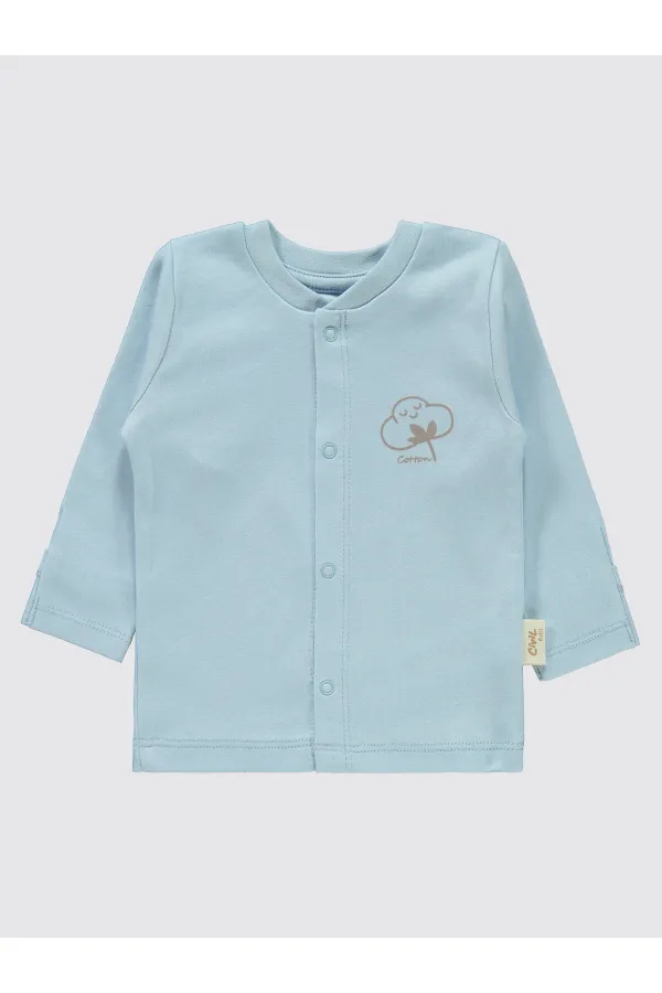 Bebek Pijama Takımı 0-24 Ay Mavi - Paket