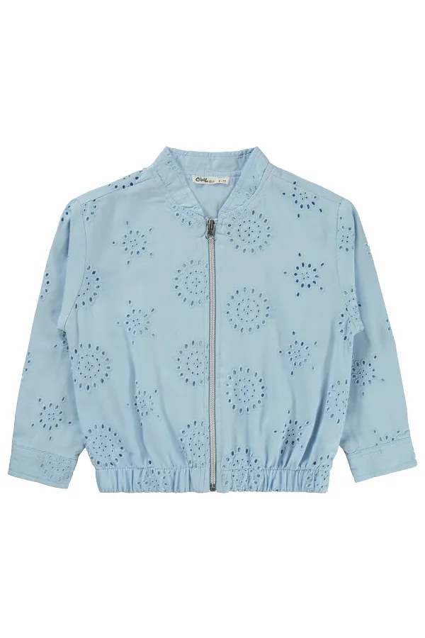 Veste pour fille, 6-9 ans, bleu foncé - Emballage