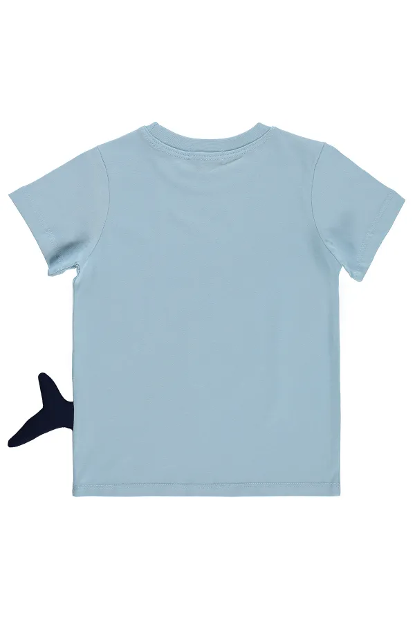 Boys' T-Shirt, Ages 2-5, Blue - Pack