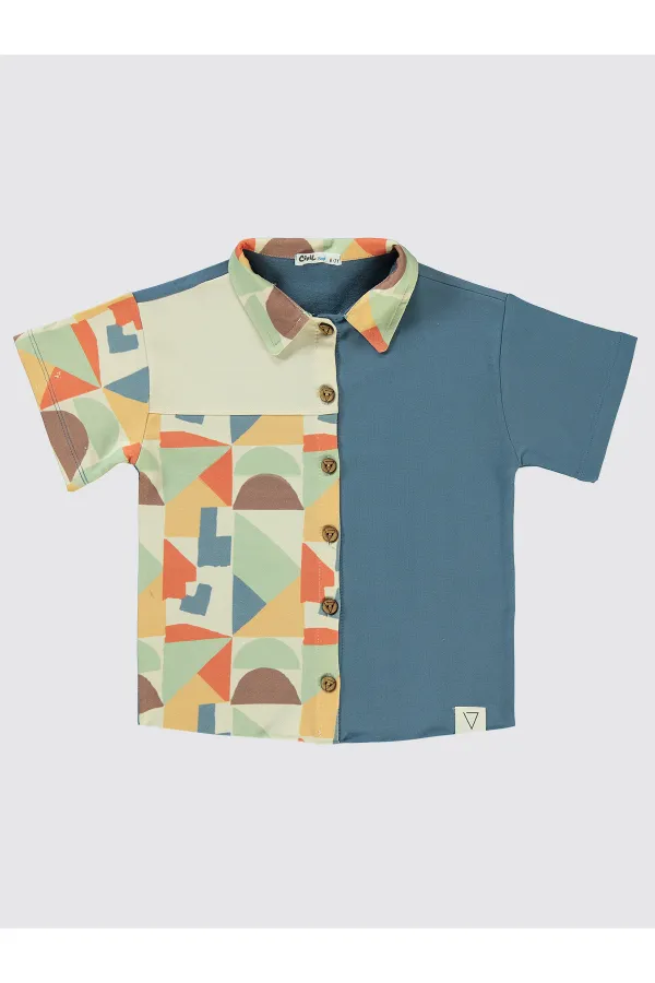 Boy Shirt 6-9 Years Indigo - Package