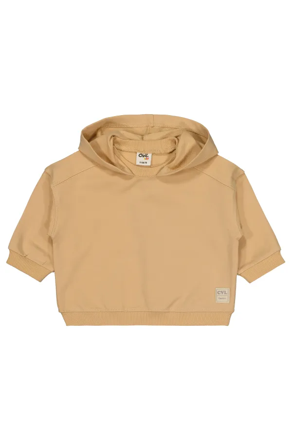 Bebek Sweatshirt 0-24 Ay Sütlükahve - Paket