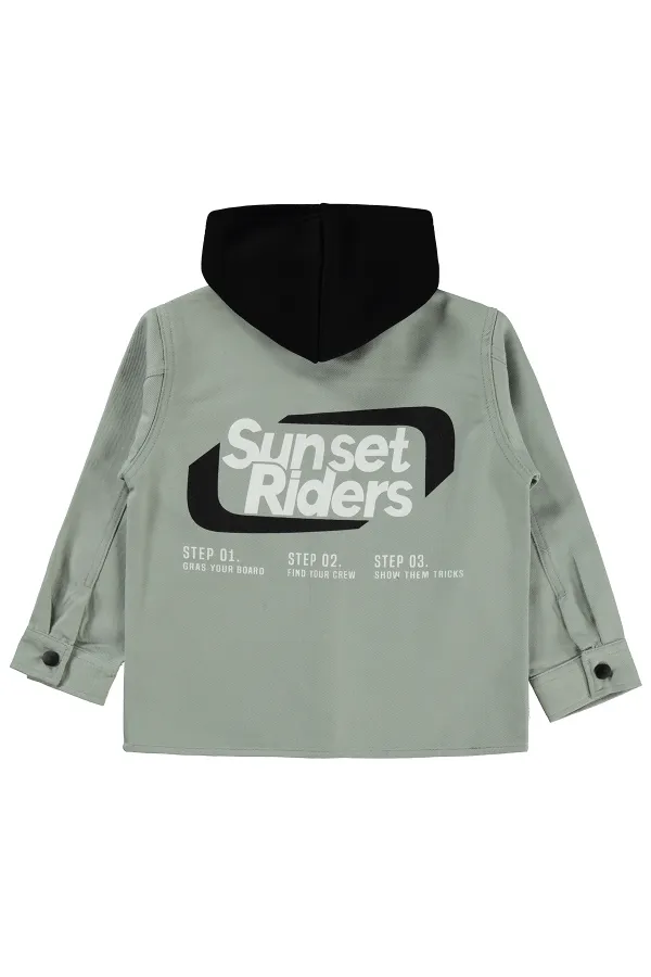 Erkek Çocuk Gömlek 6-9 Yaş Haki - Paket