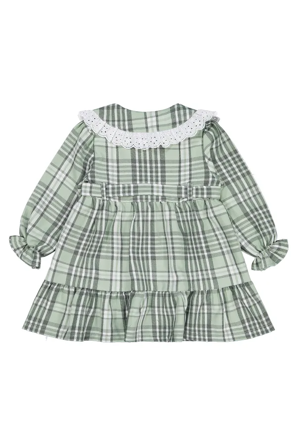 Girl's Vest and Dress 2-5 Years Green - Package