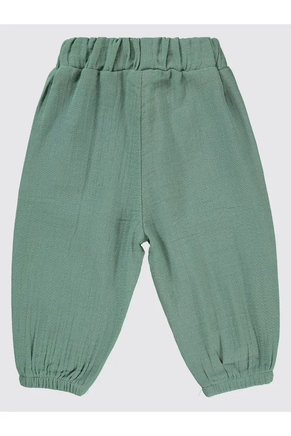 Culottes bébé 0-24 mois vert d'eau - Lot