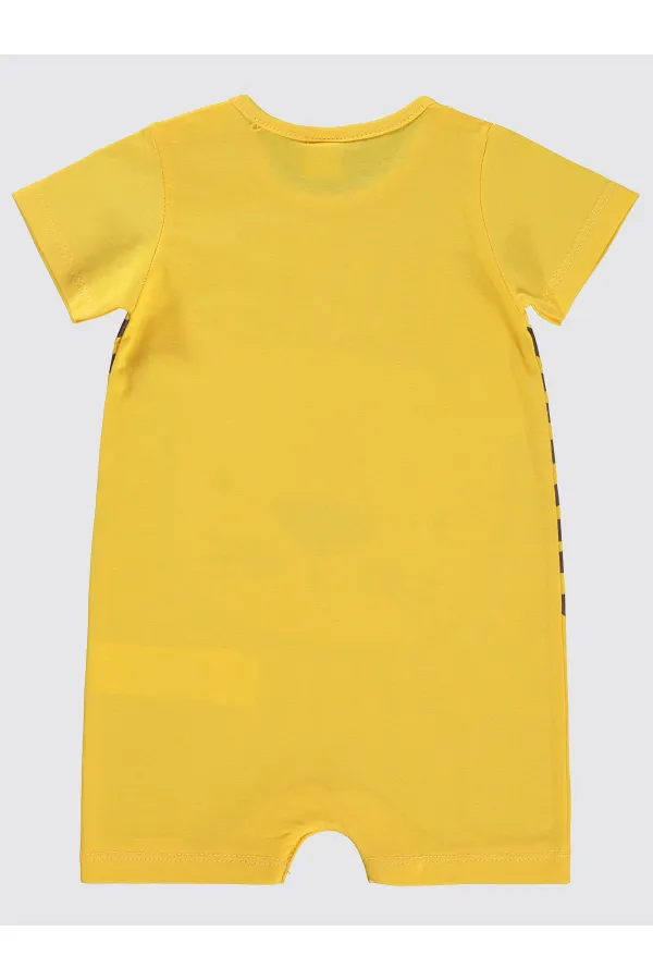 Grenouillères bébé 0-24 mois jaune foncé - Emballage