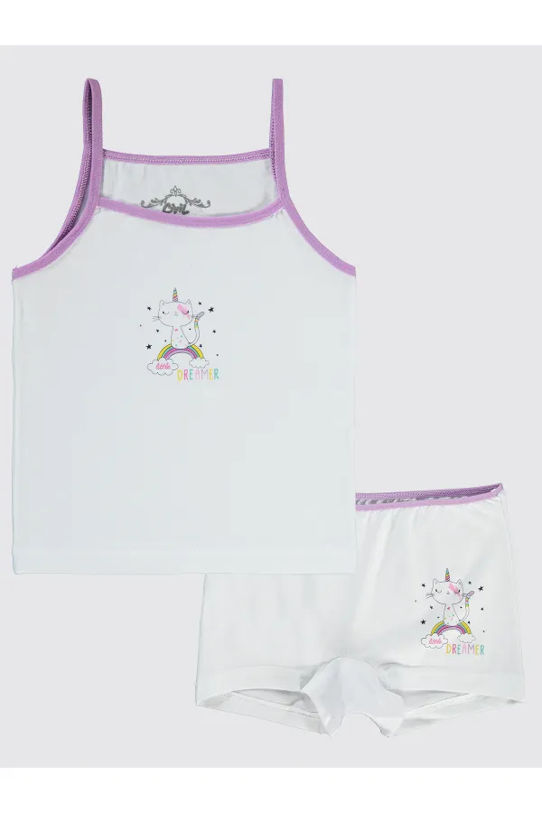 Kız Çocuk İç Çamaşırı Takım 2-9 Yaş Standart - Paket