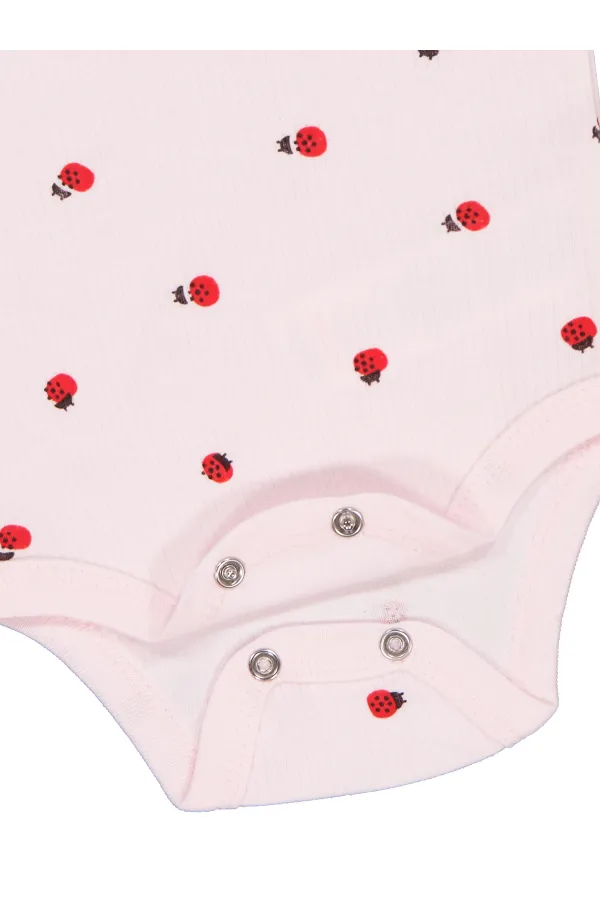 Baby Snap Bodysuit Km 0-24 Months Pink - Package