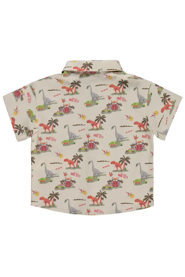 Bebek Gömlek 0-24 Ay Ekru - Paket