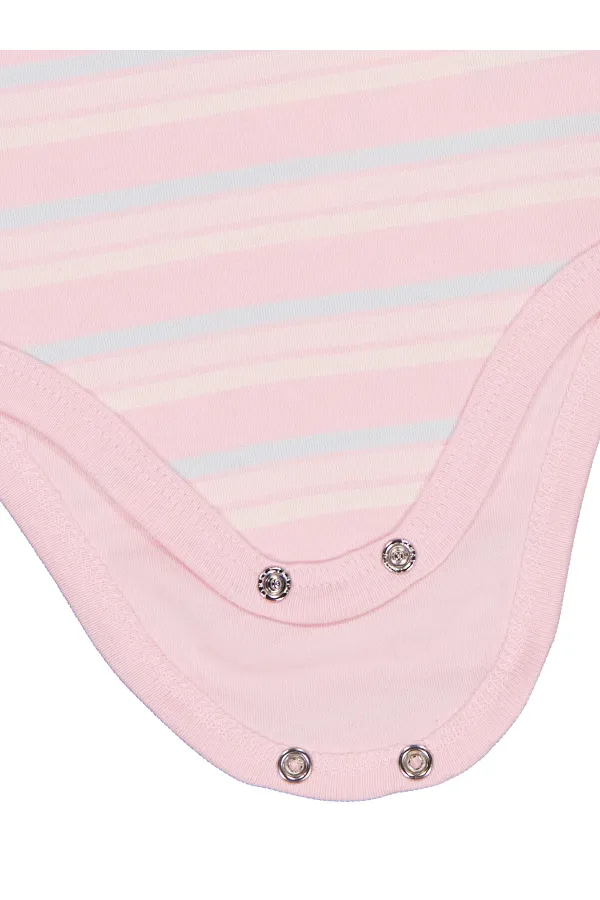 Bebek Çıtçıtlı Badi 0-24 Ay Pembe - Paket