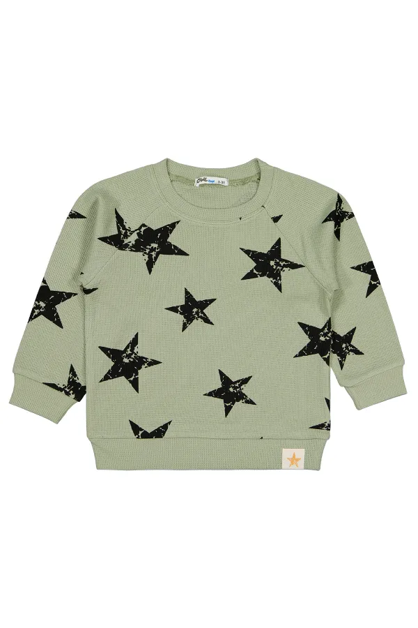 Sweat-shirt garçon 2-5 ans kaki - Emballage