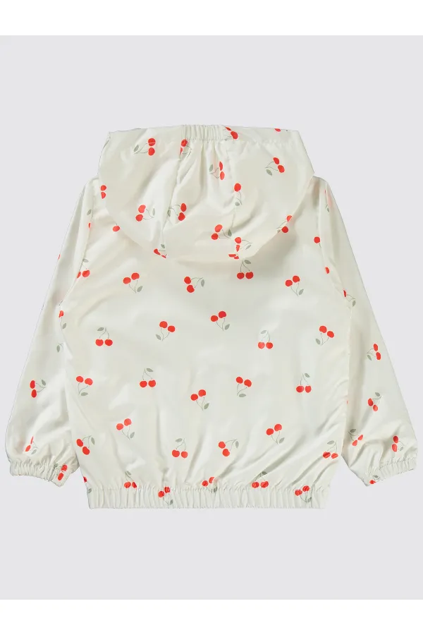 Kız Çocuk Yağmurluk 2-5 Yaş Ekru - Paket