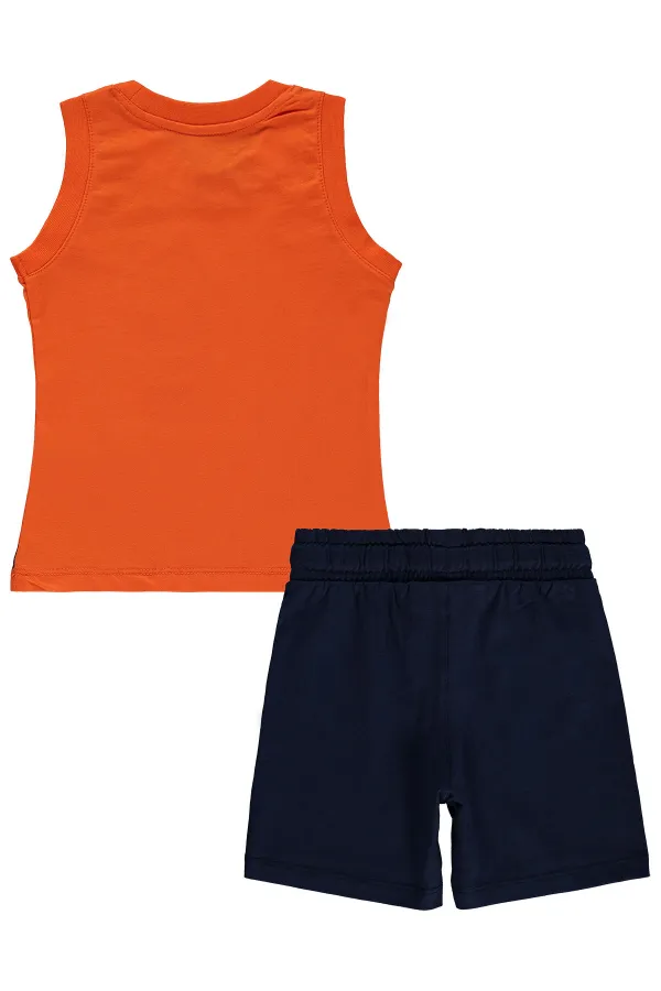 Costume orange pour garçon de 2 à 5 ans - Emballage