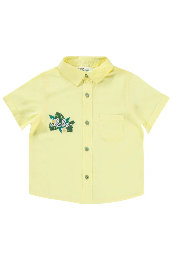 Costume beige pour garçon de 2 à 5 ans - Emballage