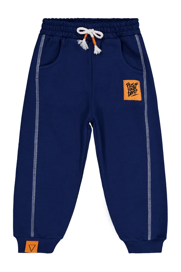 Bas de survêtement bleu marine pour garçon de 2 à 5 ans - Lot