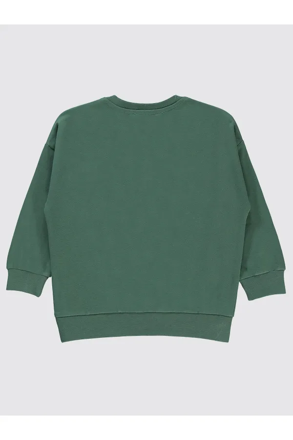 Erkek Çocuk Sweatshirt 2-5 Yaş Soft Haki - Paket