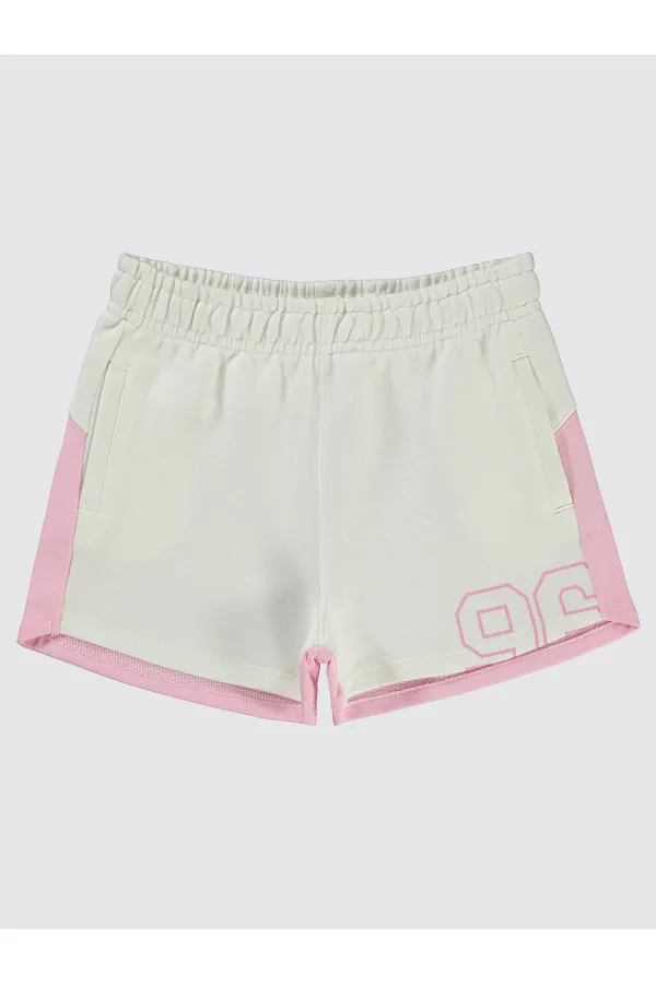 Kız Çocuk Şort 10-13 Yaş Gül Pembe - Paket