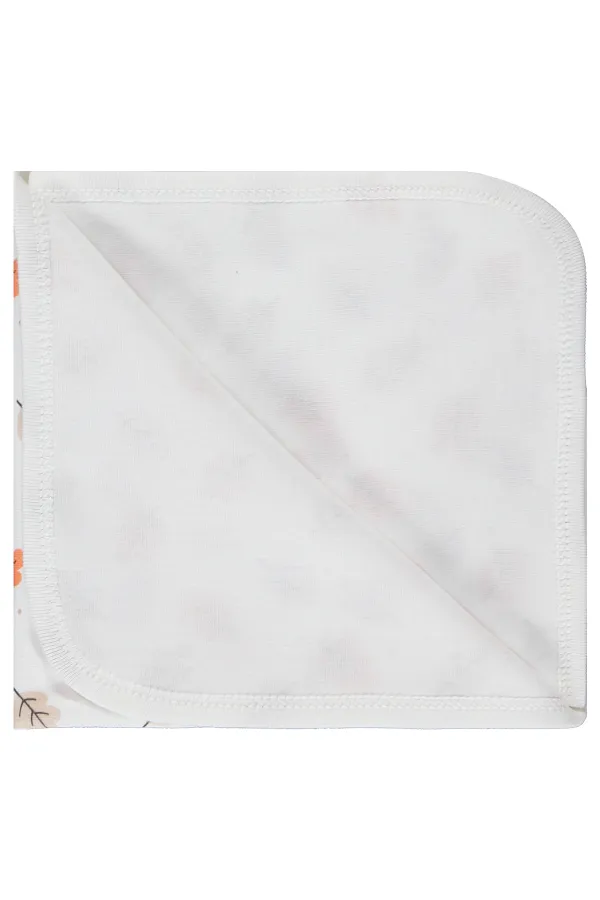 Ensemble couverture et lange pour bébé 0-24 mois, écru - Emballage