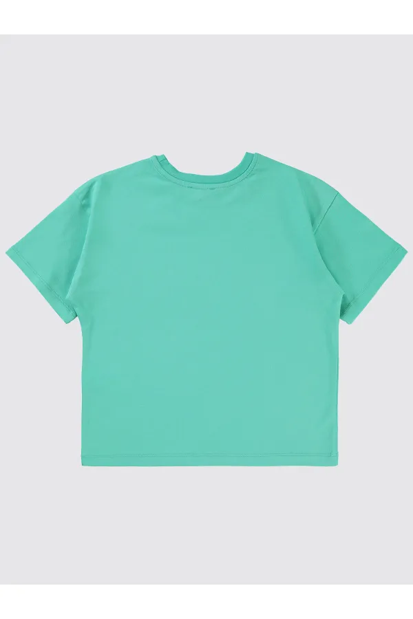 Lot de T-shirts pour garçons de 6 à 9 ans, couleur menthe