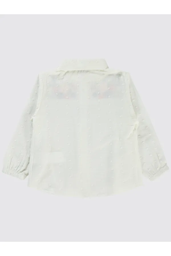 Girl's Shirt 2-5 Years Old Ecru - Package