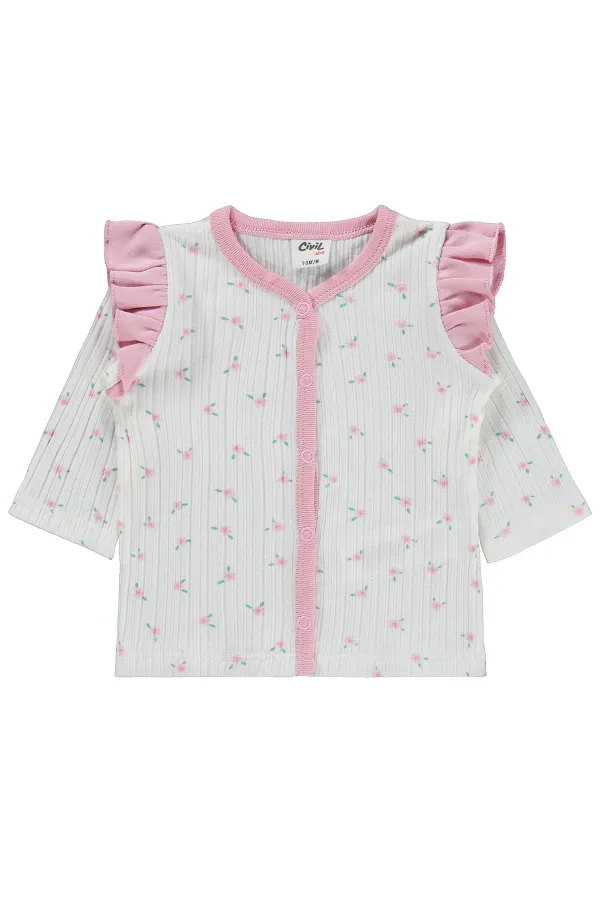 Baby Pajama Set 0-24 Months, Off-White - Package