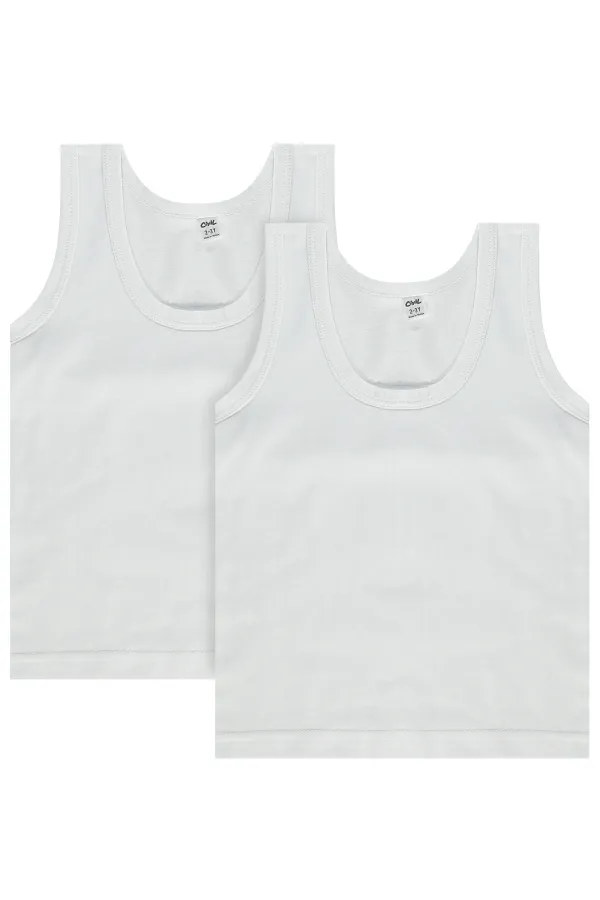 Débardeur de sport pour garçon, 2-9 ans, emballage standard