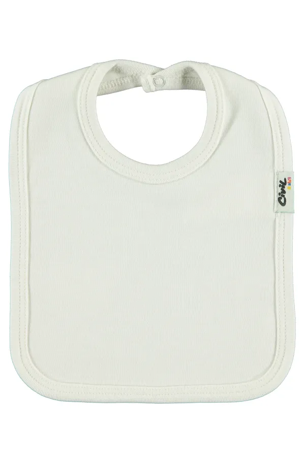 Bavoir bébé 0-24 mois, écru - Emballage