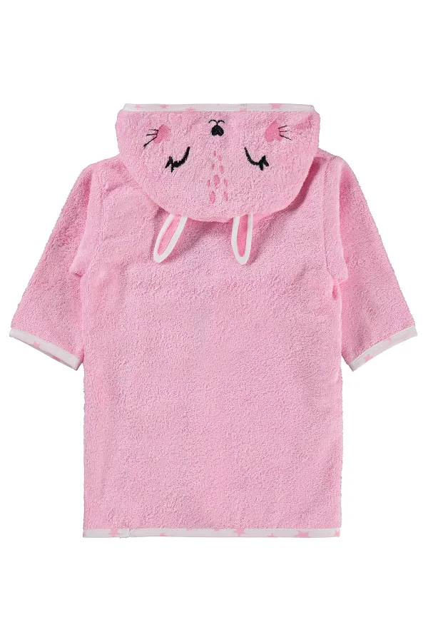 Bebek Bornoz 0-24 Ay Pembe - Paket