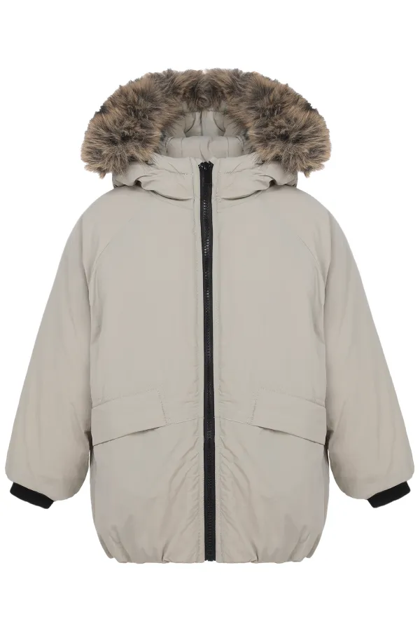 Boy's Coat 2-5 Years Old Stone Color - Package