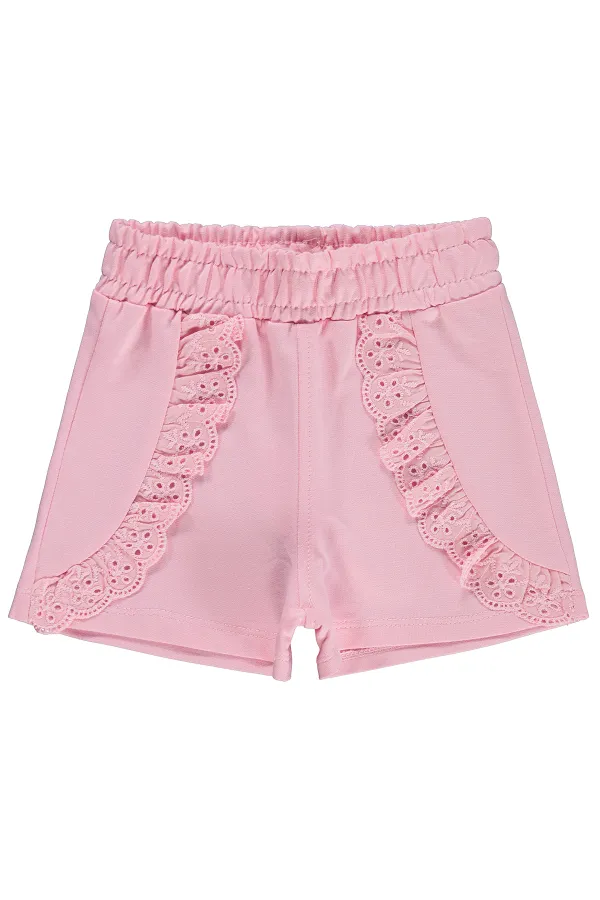Kız Çocuk Şort 2-5 Yaş Pembe - Paket