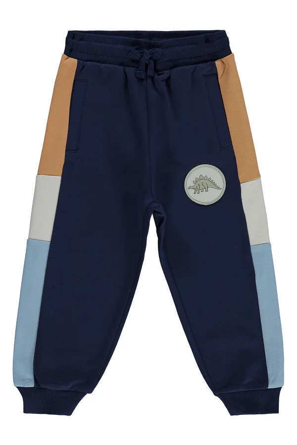 Pantalon de survêtement garçon, 2-5 ans, bleu marine - Lot