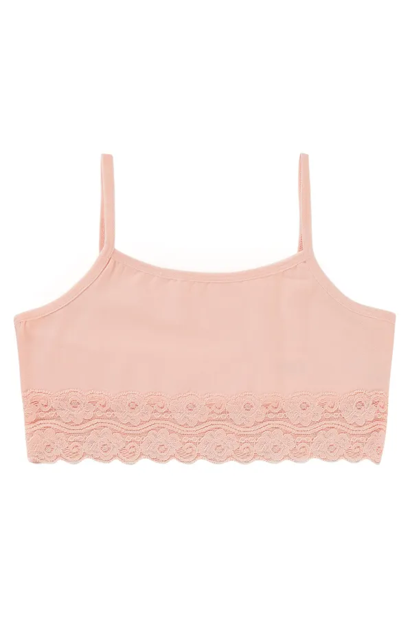 Girl Bustier 10-13 Years White-Salmon - Package