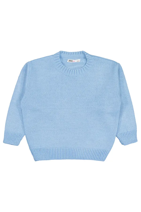 Girl's Sweater 2-5 Years Blue - Package