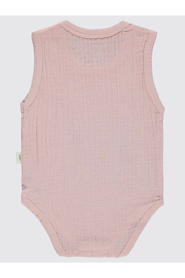 Bebek Çıtçıtlı Badi 0-24 Ay Pembe - Paket