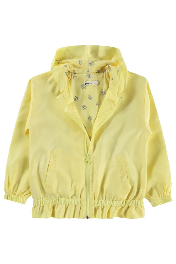 Kız Çocuk Yağmurluk 6-9 Yaş Sarı - Paket