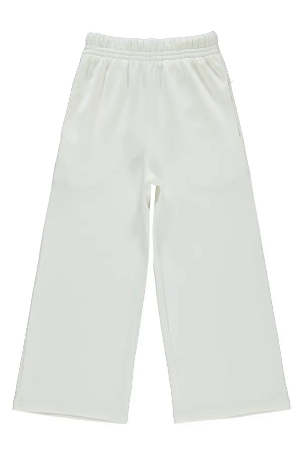 Kız Çocuk Pantolon 10-13 Yaş Ekru - Paket