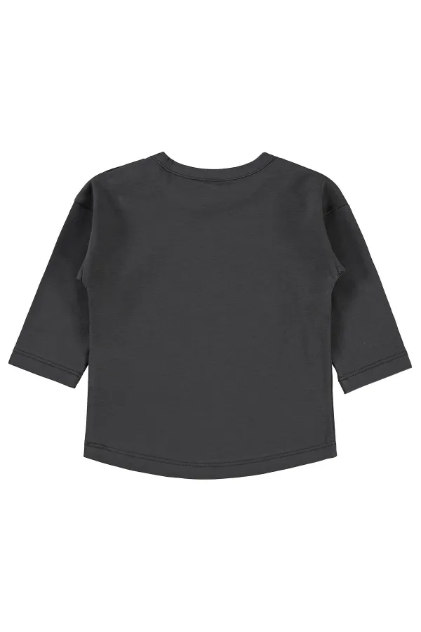 Bebek Sweatshirt 0-24 Ay Antrasit - Paket