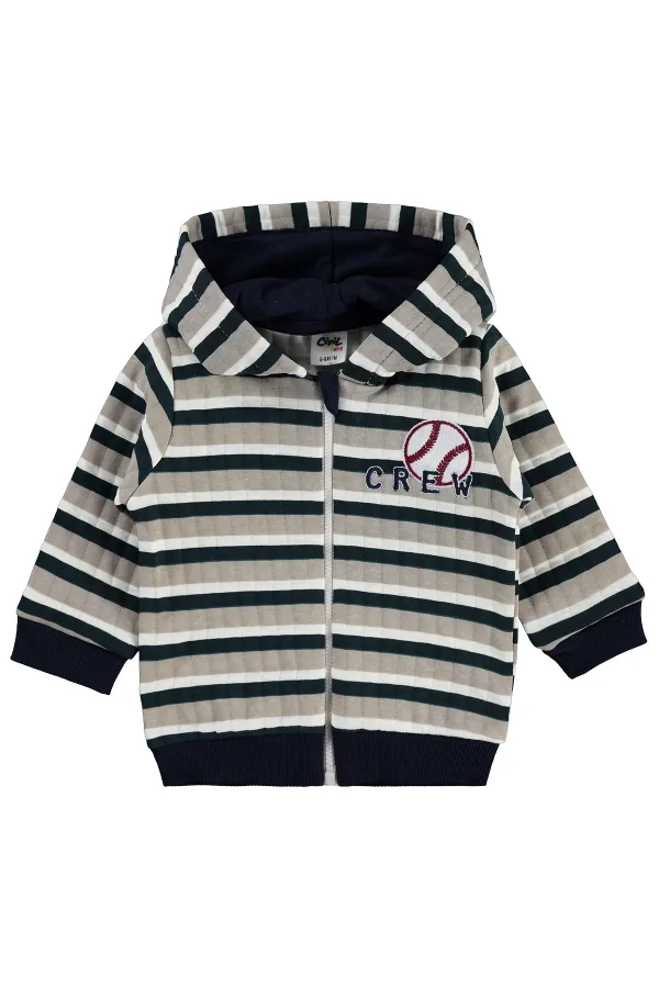 Bebek Hırka 0-24 Ay Açık Vizon - Paket