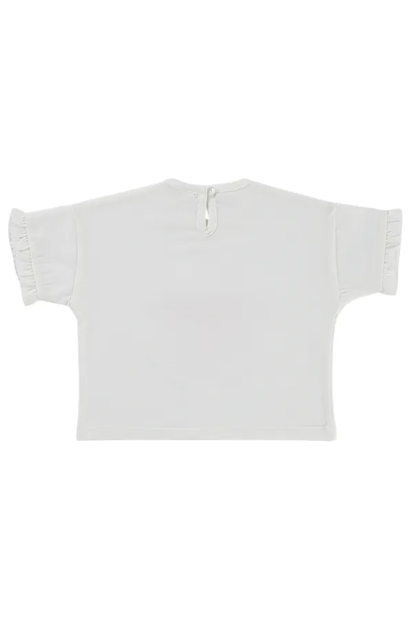 Bebek Tişört 0-24 Ay Ekru - Paket