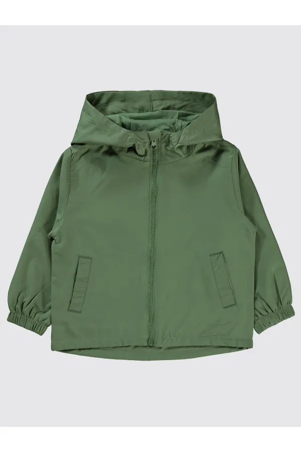 Erkek Çocuk Yağmurluk 2-5 Yaş Açık Haki - Paket