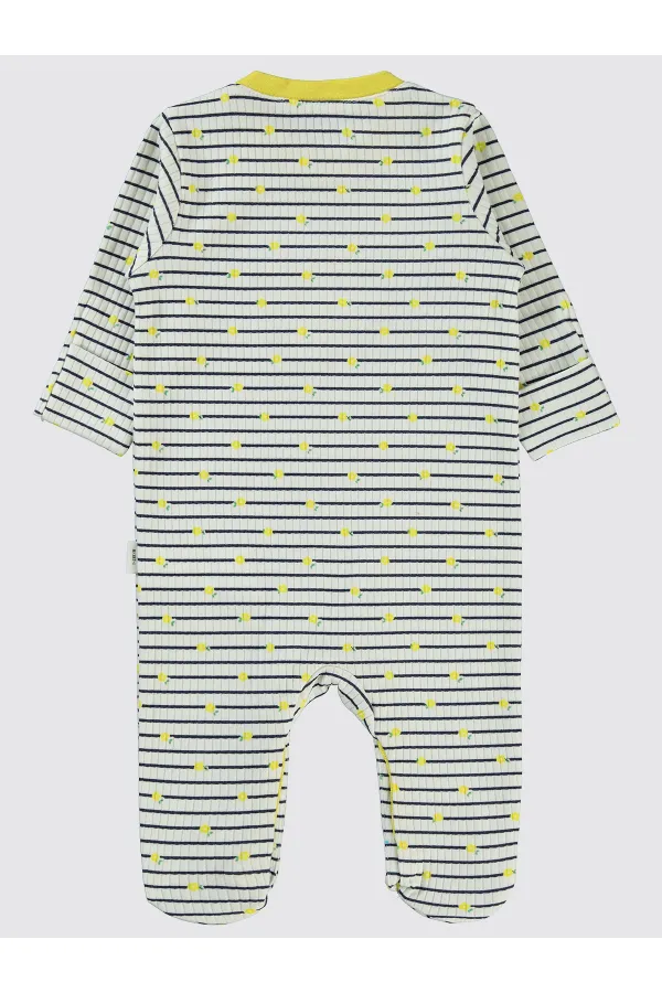 Grenouillères bébé 0-24 mois jaunes - Emballage