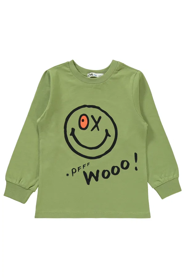 Boys Pajama Set 2-5 Years Old Khaki - Package